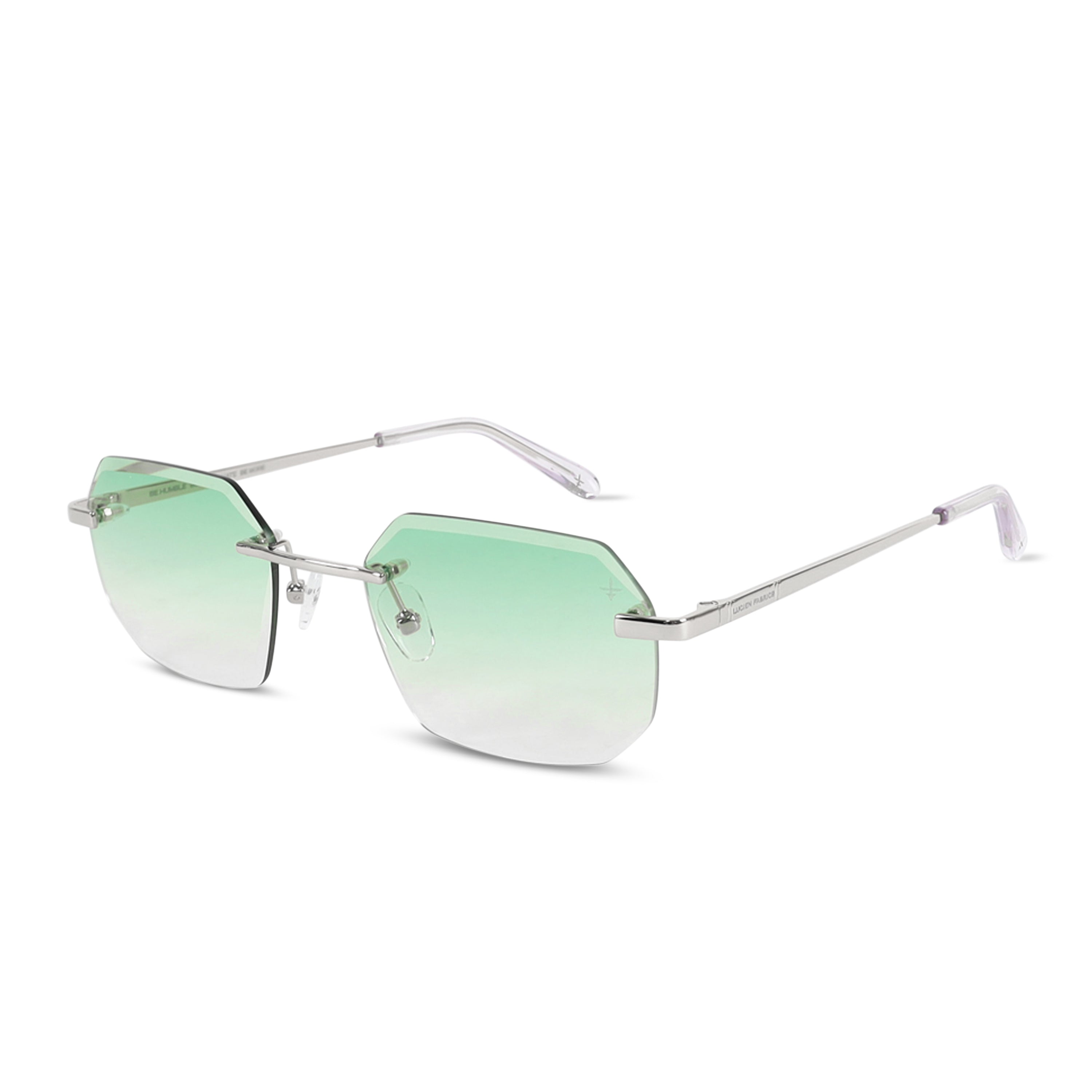 Green glass sunglasses best sale