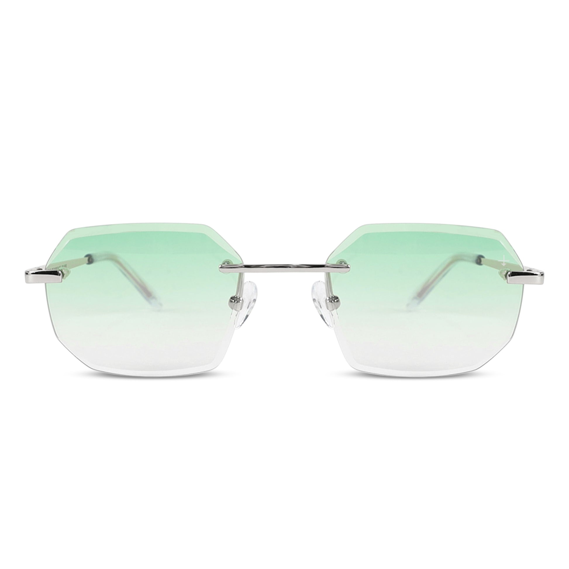 Diamond Green Glasses | Lucien Fabrice