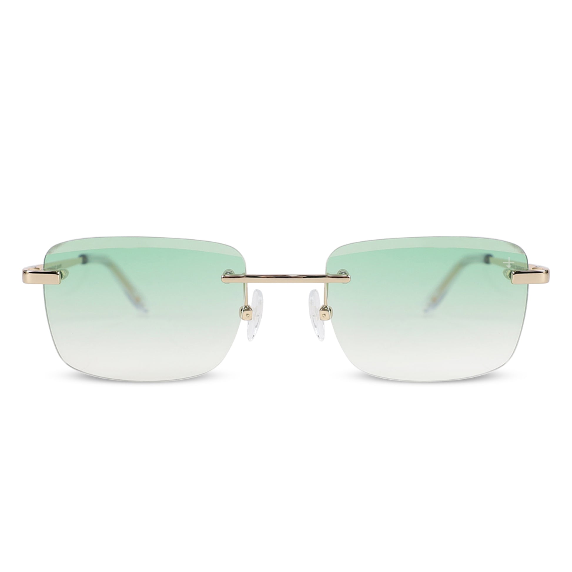Crystal Green glasses | Lucien Fabrice