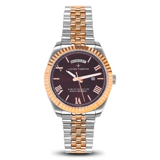Alunite Silver Rosé Watches | Lucien Fabrice