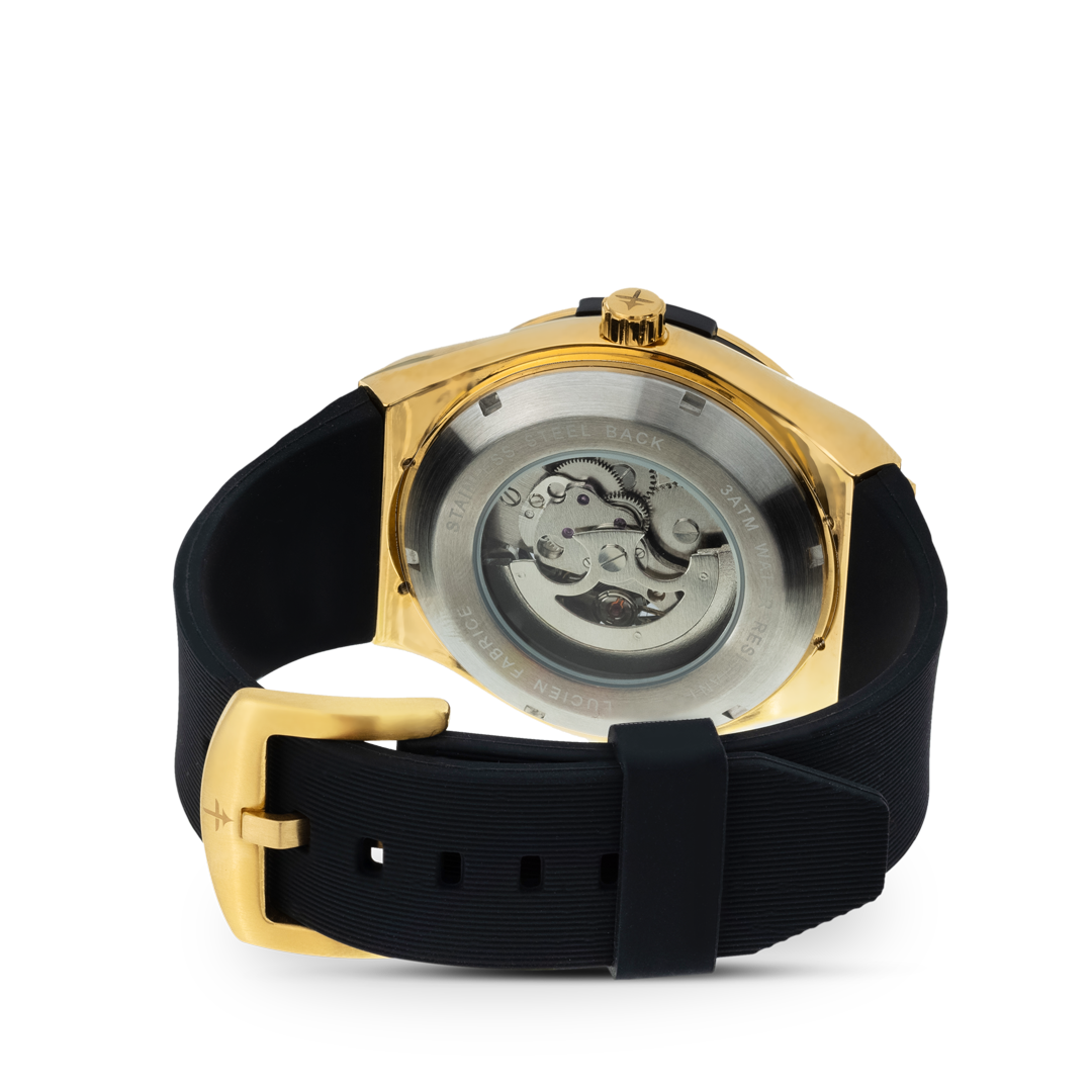Garnet Tempus Gold Watches | Lucien Fabrice