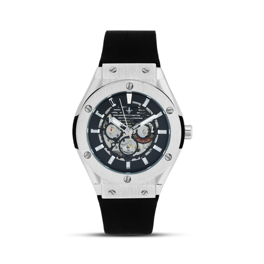 Garnet Tempus Silver Watches | Lucien Fabrice