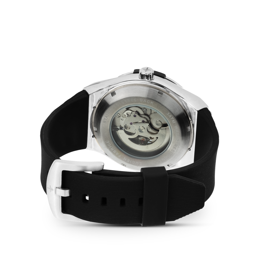 Garnet Tempus Silver Watches | Lucien Fabrice