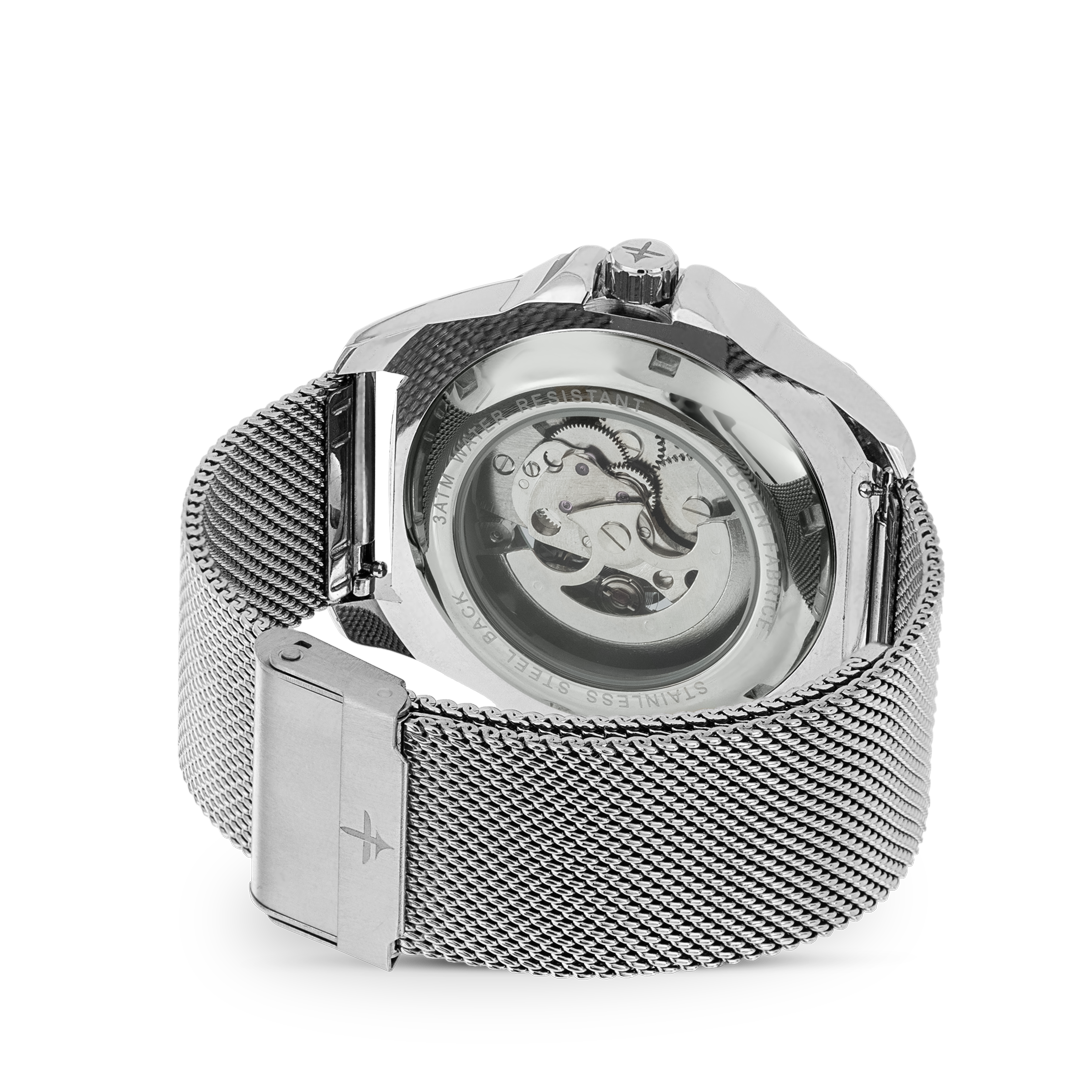 Zircon Amir Silver Watches | Lucien Fabrice