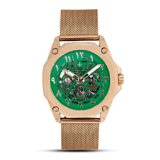 Zircon Amir Green on Rosé Watches | Lucien Fabrice