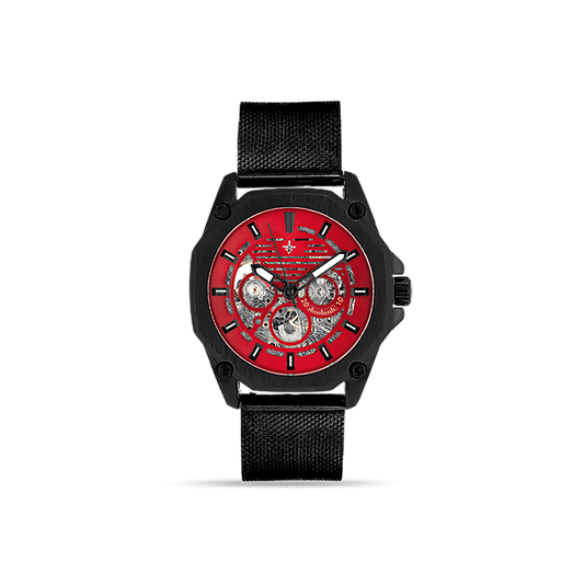 Zircon Tempus Red on Black Watches | Lucien Fabrice
