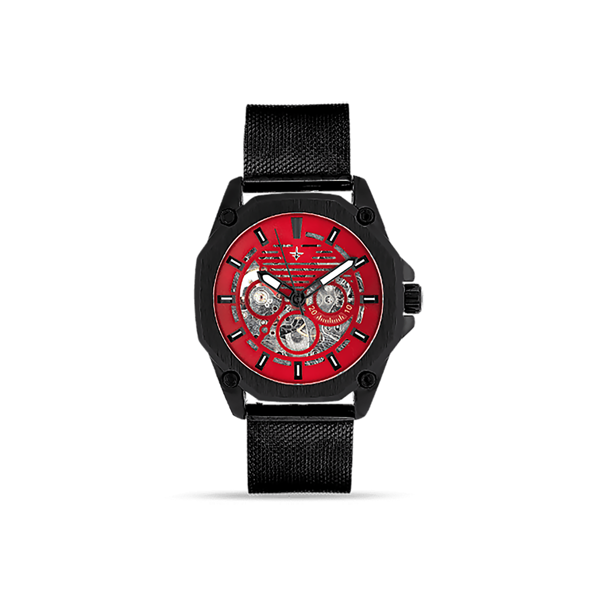 Zircon Tempus Red on Black Watches | Lucien Fabrice